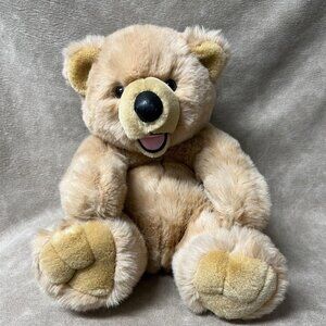 1990 Vintage Commonwealth Teddy Bear Plush Stuffed Animal 11" Sitting Down